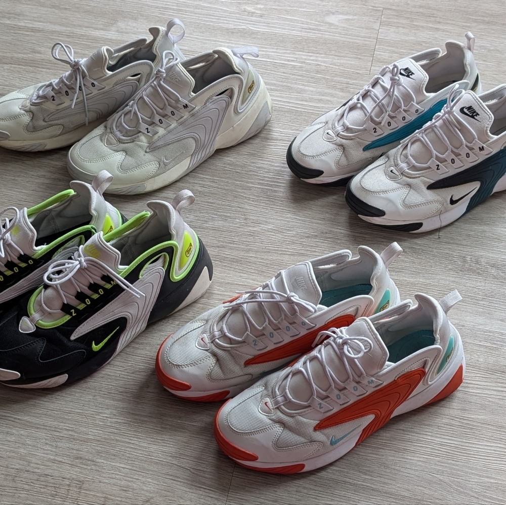 LOT OF 4 PAIRS Nike Zoom 2k In Sizes 10.5 & 11